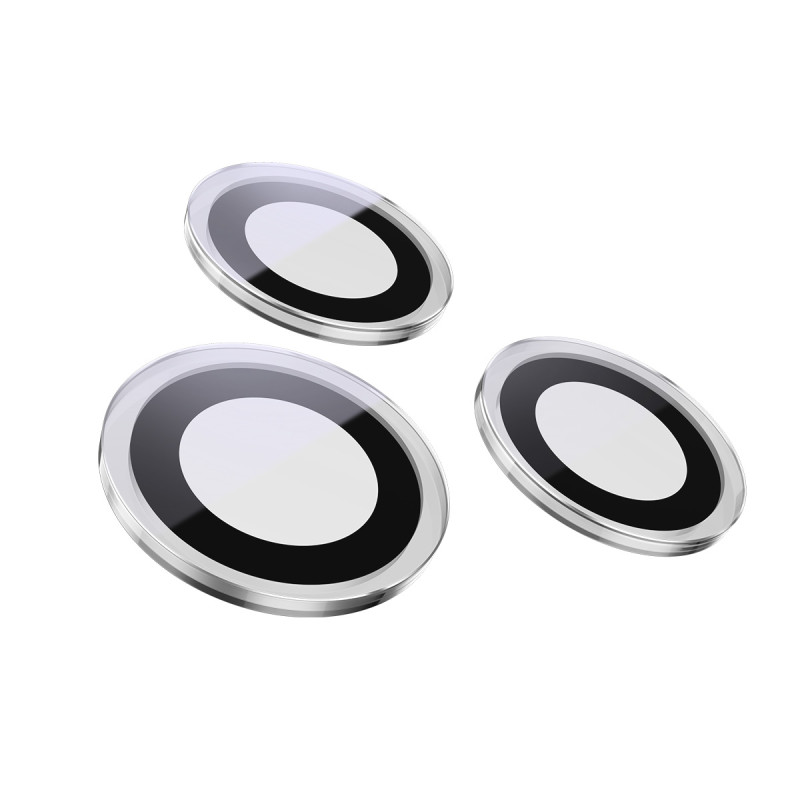 Grūdintas apsauginis stiklas kamerai skirtas iPhone 14 Pro / 14 Pro Max + montavimo komplektas