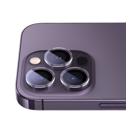 
Grūdintas apsauginis stiklas kamerai skirtas iPhone 14 Pro / 14 Pro Max + montavimo komplektas
