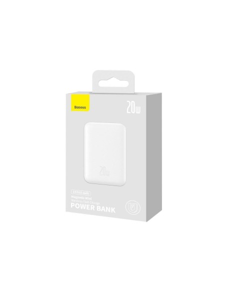 Mini maitinimo blokas 10000mAh su indukciniu įkrovimu MagSafe PD 20W balta
 
Mini maitinimo blokas 10000mAh su indukciniu įkrovimu MagSafe PD 20W balta