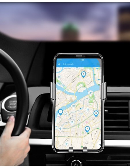 Gravitacinis automobilio laikiklis orlaidei sidabrinis