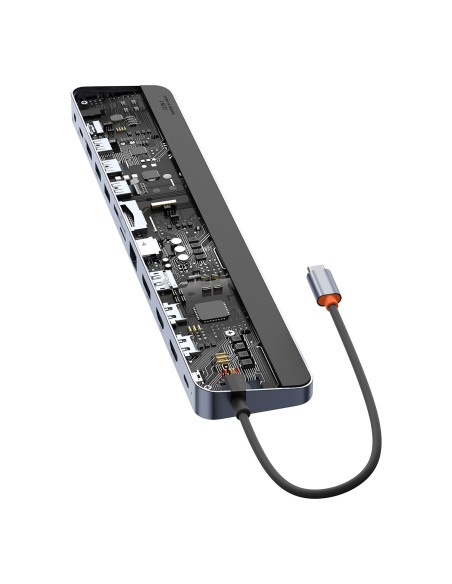 12in1 HUB nešiojamojo kompiuterio stovas USB-C USB-A DP HDMI SD TF RJ45 3,5 mm lizdas PD 100 W pilka
 
12in1 HUB nešiojamojo kompiuterio stovas USB-C USB-A DP HDMI SD TF RJ45 3,5 mm lizdas PD 100 W pilka