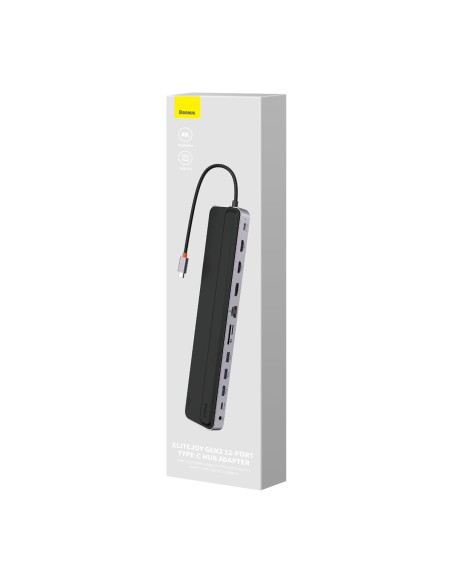 12in1 HUB nešiojamojo kompiuterio stovas USB-C USB-A DP HDMI SD TF RJ45 3,5 mm lizdas PD 100 W pilka
 
12in1 HUB nešiojamojo kompiuterio stovas USB-C USB-A DP HDMI SD TF RJ45 3,5 mm lizdas PD 100 W pilka