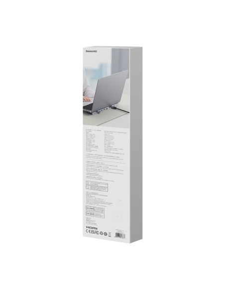 12in1 HUB nešiojamojo kompiuterio stovas USB-C USB-A DP HDMI SD TF RJ45 3,5 mm lizdas PD 100 W pilka
 
12in1 HUB nešiojamojo kompiuterio stovas USB-C USB-A DP HDMI SD TF RJ45 3,5 mm lizdas PD 100 W pilka