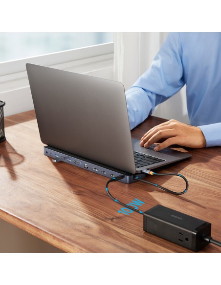 12in1 HUB nešiojamojo kompiuterio stovas USB-C USB-A DP HDMI SD TF RJ45 3,5 mm lizdas PD 100 W pilka
 
12in1 HUB nešiojamojo kompiuterio stovas USB-C USB-A DP HDMI SD TF RJ45 3,5 mm lizdas PD 100 W pilka