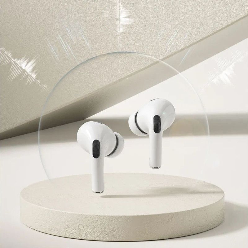 Belaidės TWS Bluetooth 5.2 230mAh į ausis įdedamos ausinės, baltos