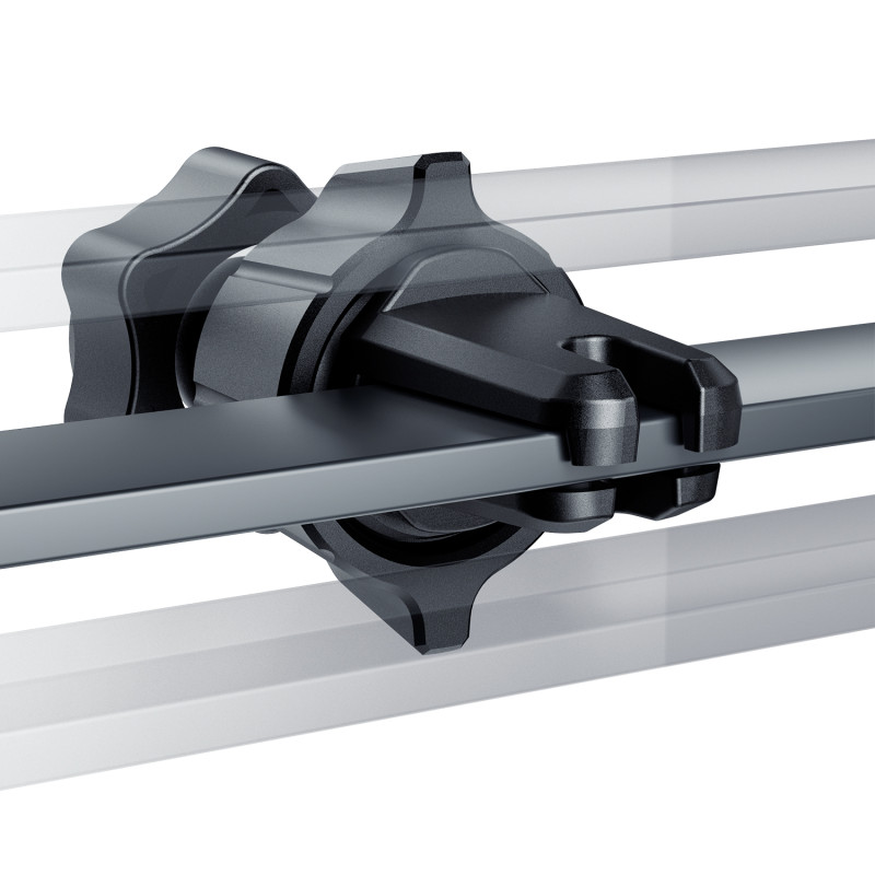 Magnetinis telefono laikiklis automobilio orlaidei, juodas