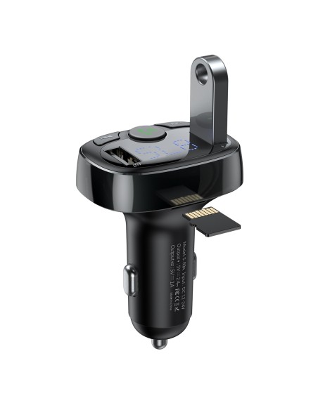 Bluetooth FM siųstuvas TF SD kortelės automobilinis įkroviklis 2x USB juodas
 
Bluetooth FM siųstuvas TF SD kortelės automobilinis įkroviklis 2x USB juodas