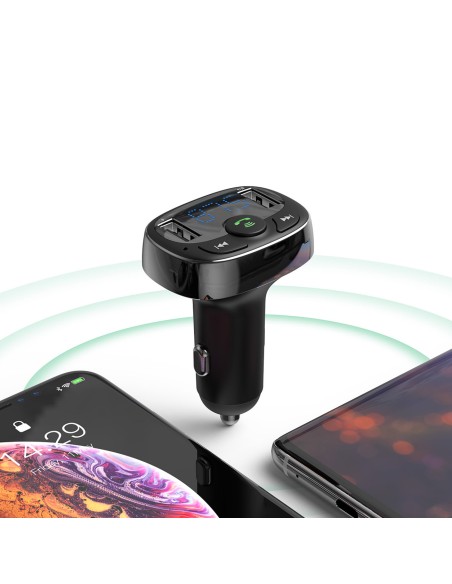 Bluetooth FM siųstuvas TF SD kortelės automobilinis įkroviklis 2x USB juodas
 
Bluetooth FM siųstuvas TF SD kortelės automobilinis įkroviklis 2x USB juodas
