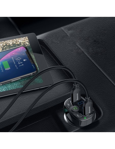 Bluetooth FM siųstuvas TF SD kortelės automobilinis įkroviklis 2x USB juodas
 
Bluetooth FM siųstuvas TF SD kortelės automobilinis įkroviklis 2x USB juodas
