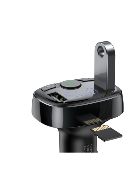 Bluetooth FM siųstuvas TF SD kortelės automobilinis įkroviklis 2x USB juodas
 
Bluetooth FM siųstuvas TF SD kortelės automobilinis įkroviklis 2x USB juodas