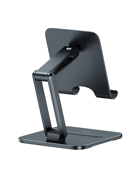 Metalinis stovas išmaniajam telefonui Desktop Biaxial Sulankstomas iki 13 colių pilkos spalvos
