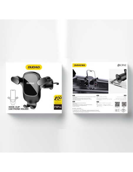 
Automobilinio telefono laikiklis orlaidei, juodas
