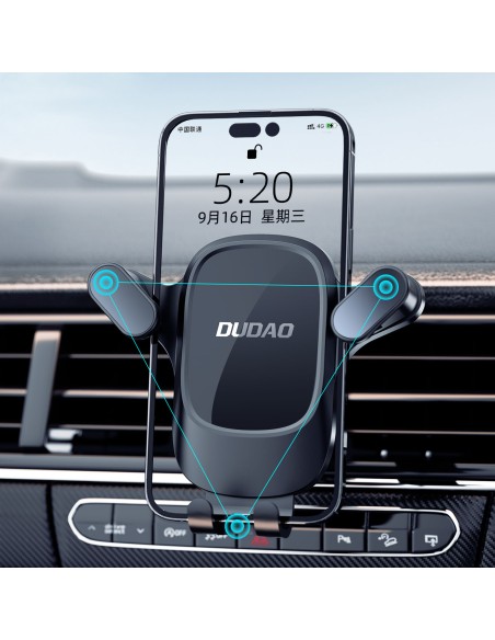 
Automobilinio telefono laikiklis orlaidei, juodas
