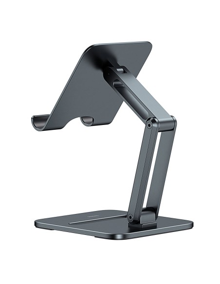 Metalinis stovas išmaniajam telefonui Desktop Biaxial Sulankstomas iki 13 colių pilkos spalvos