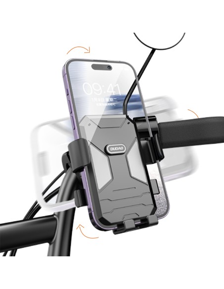Dviračio motociklo telefono laikiklis ant vairo, juodas
 
Dviračio motociklo telefono laikiklis ant vairo, juodas