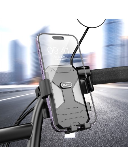 Dviračio motociklo telefono laikiklis ant vairo, juodas
 
Dviračio motociklo telefono laikiklis ant vairo, juodas