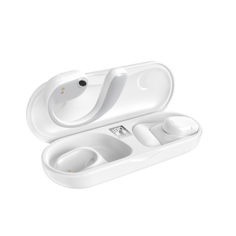 Belaidės Bluetooth ausinės, baltos