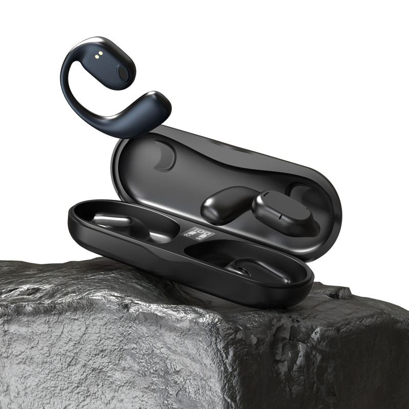 Belaidės Bluetooth ausinės, juodos
Belaidės Bluetooth ausinės, juodos