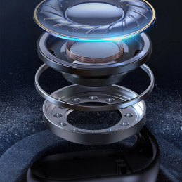 
Belaidės Bluetooth ausinės, juodos
