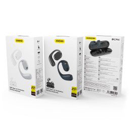 
Belaidės Bluetooth ausinės, juodos
