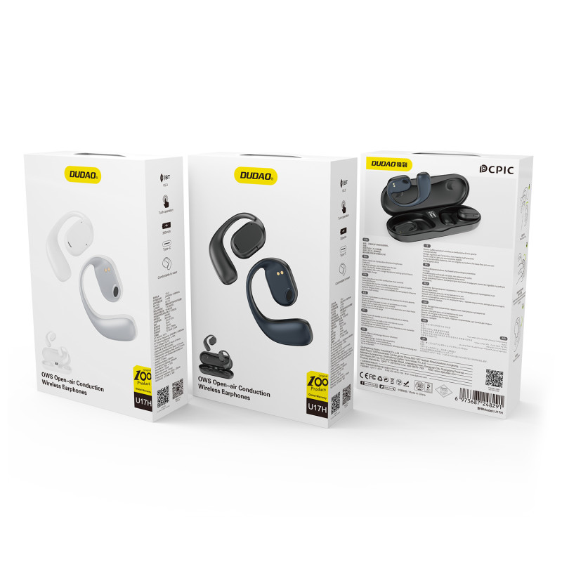 Belaidės Bluetooth ausinės, juodos