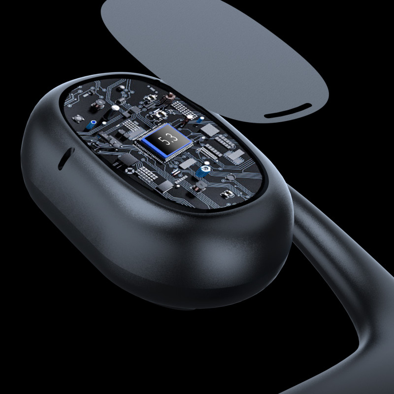 Belaidės Bluetooth ausinės, juodos