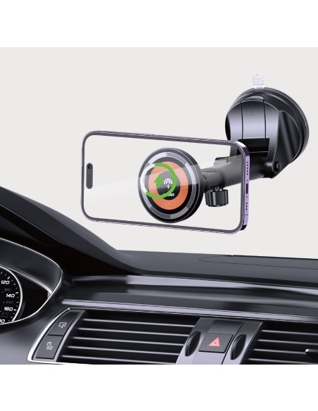 Magnetinis kabinos laikiklis su MagSafe 15W indukciniu įkrovikliu, juodas
 
Magnetinis kabinos laikiklis su MagSafe 15W indukciniu įkrovikliu, juodas