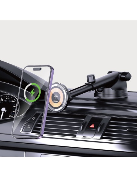 Magnetinis kabinos laikiklis su MagSafe 15W indukciniu įkrovikliu, juodas
 
Magnetinis kabinos laikiklis su MagSafe 15W indukciniu įkrovikliu, juodas