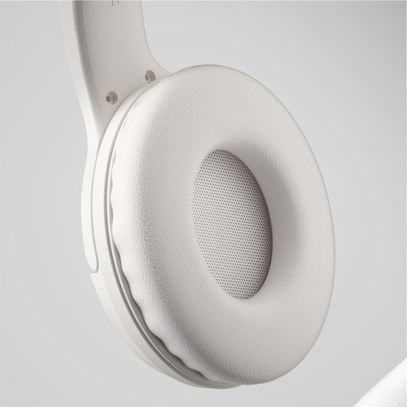 Belaidės ANC Bluetooth 5.3 ausinės, baltos