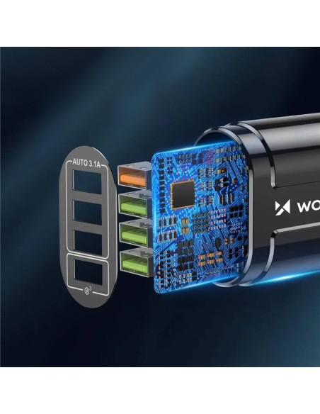 Mažas 48W 4x USB-A QC sieninis įkroviklis, juodas
 
Mažas 48W 4x USB-A QC sieninis įkroviklis, juodas