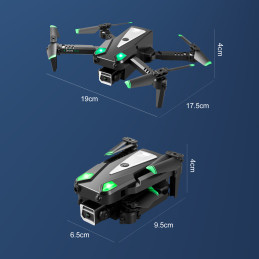 
Mažas dronas Yile S125 su valdikliu ir priedų rinkiniu, juodos spalvos
