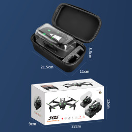 
Mažas dronas Yile S125 su valdikliu ir priedų rinkiniu, juodos spalvos
