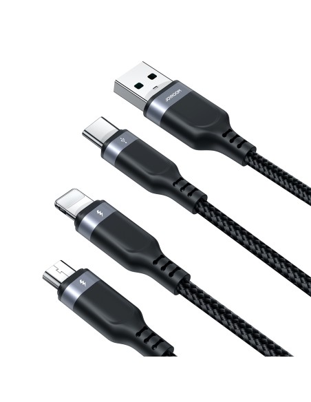 3in1 USB daugiafunkcis laidas iki Lightning USB-C mikro USB 30 cm juodas
 
3in1 USB daugiafunkcis laidas iki Lightning USB-C mikro USB 30 cm juodas