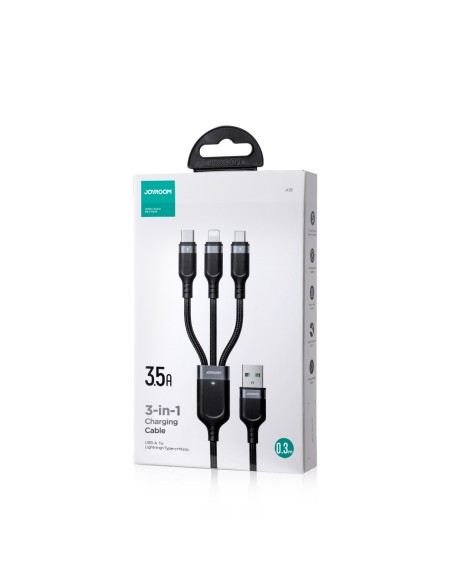 3in1 USB daugiafunkcis laidas iki Lightning USB-C mikro USB 30 cm juodas
 
3in1 USB daugiafunkcis laidas iki Lightning USB-C mikro USB 30 cm juodas