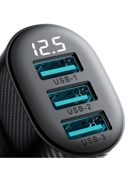 3,4A automobilinis įkroviklis su 3x USB-A ekranu, juodas
 
3,4A automobilinis įkroviklis su 3x USB-A ekranu, juodas