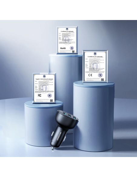 3,4A automobilinis įkroviklis su 3x USB-A ekranu, juodas
 
3,4A automobilinis įkroviklis su 3x USB-A ekranu, juodas