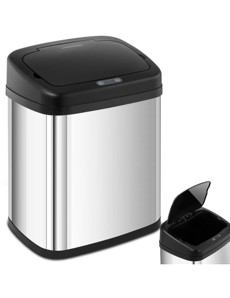 Automatinė bekontaktė stačiakampė šiukšlių dėžė su judesio jutikliu 30 cm 20 l Automatinė bekontaktė stačiakampė šiukšlių dėžė su judesio jutikliu 30 cm 20 l