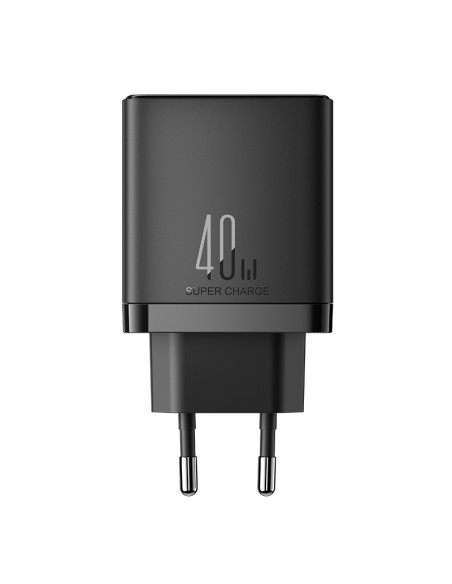 Greitas sieninis įkroviklis 40W 2x USB-C QC PD juodas
 
Greitas sieninis įkroviklis 40W 2x USB-C QC PD juodas