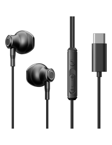 Ausinės, USB-C ausinės, 1,2 m laidas, juodas
 
Ausinės, USB-C ausinės, 1,2 m laidas, juodas