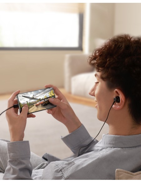Ausinės, USB-C ausinės, 1,2 m laidas, juodas
 
Ausinės, USB-C ausinės, 1,2 m laidas, juodas
