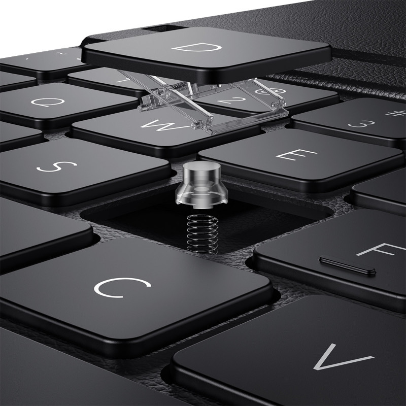 Dėklas su klaviatūra, skirtas iPad 10.9& 39 & 39 2022 10 kartos + USB-C laidas Brilliance Series juodas