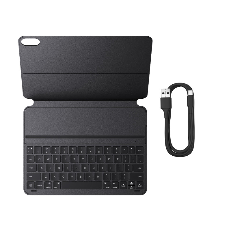 Dėklas su klaviatūra, skirtas iPad 10.9& 39 & 39 2022 10 kartos + USB-C laidas Brilliance Series juodas