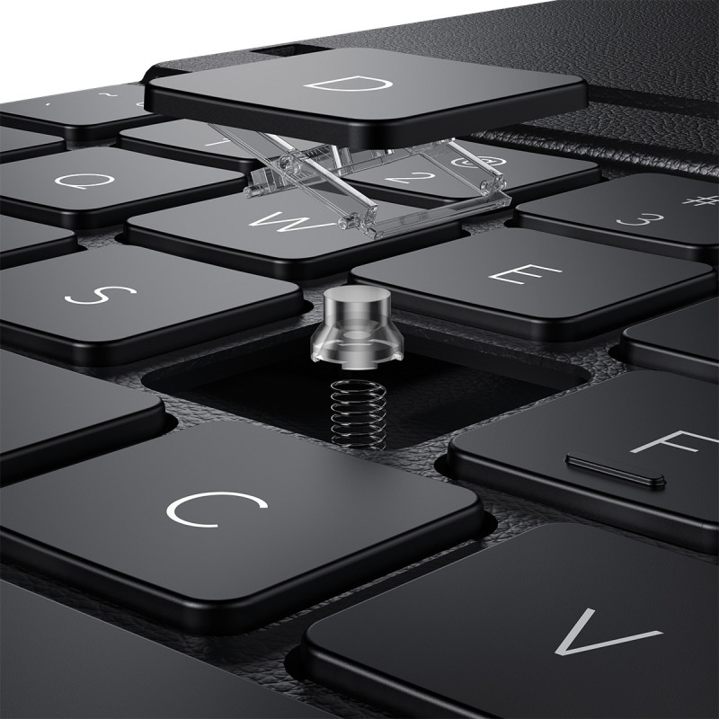 Dėklas su klaviatūra, skirtas iPad 10.2& 39 & 39 2019-2021 + USB-C laidas Brilliance Series juodas