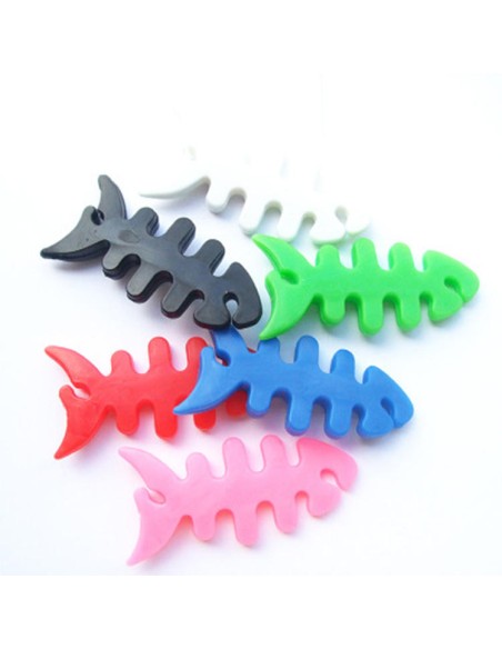 
Žuvies formos ausinių laido laikiklis, žalias
