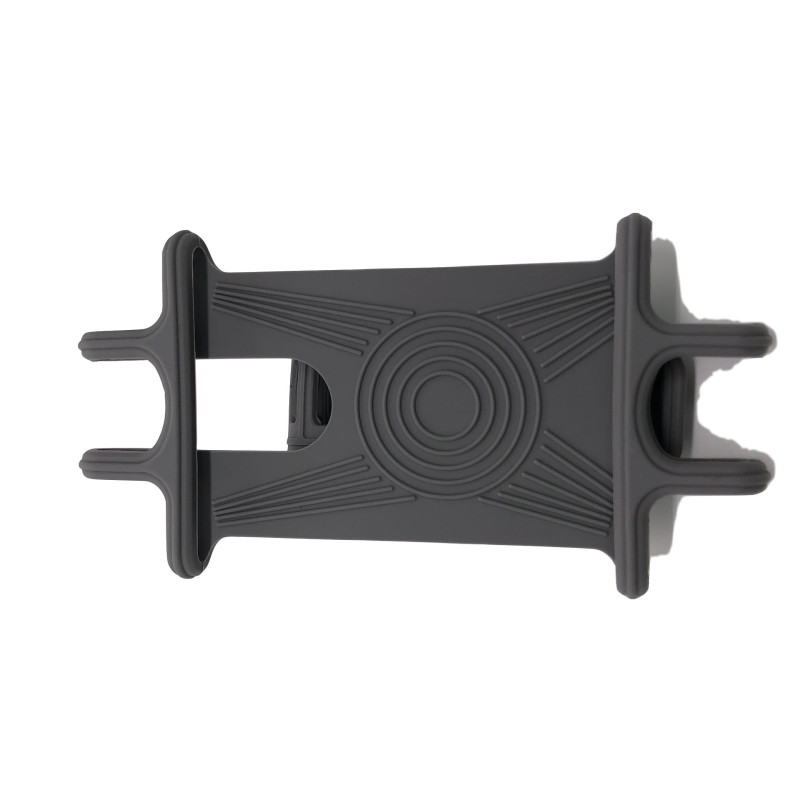 
Silikoninis dviračio telefono laikiklis, juodas
