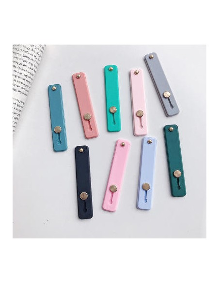 
Lipnus pirštinis telefono laikiklis su oranžiniu užtrauktuku
