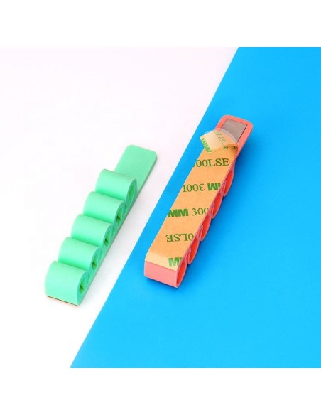 
Silikoninis biuro organizatorius rašiklio kabeliams, oranžinis
