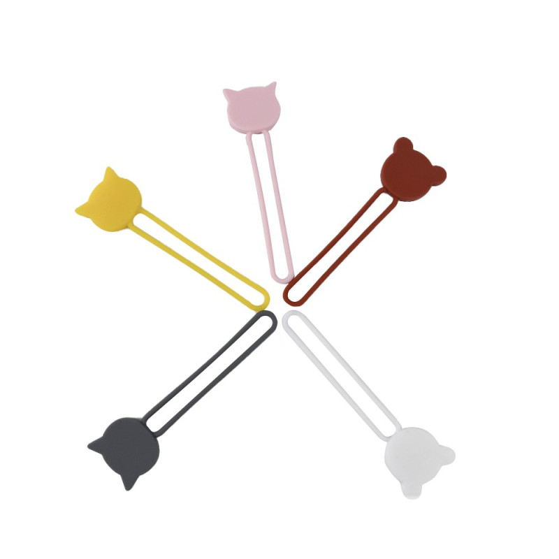 
Silikoninė kabelio ritė, geltona
