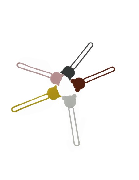 
Silikoninė kabelio ritė, geltona
