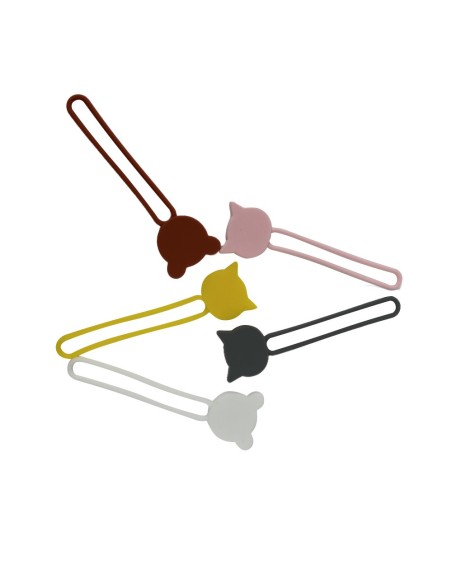 
Silikoninė kabelio ritė, rožinė
